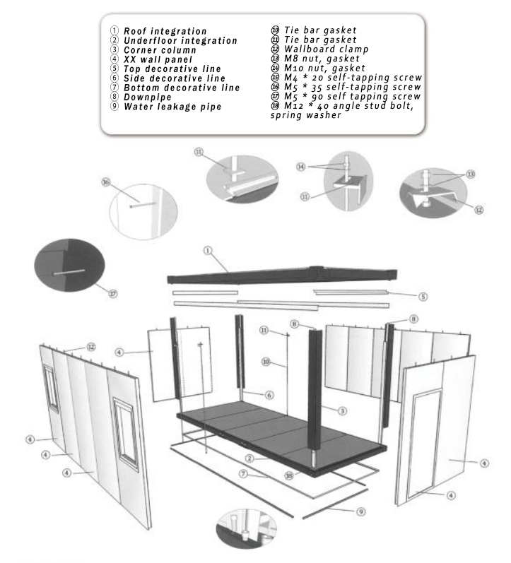 Prefabricated Luxury Homes Plan