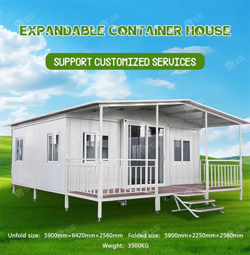 20FT Prefab Expandable House, 2.4 meters inner height