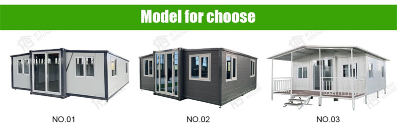 20FT Prefab Expandable House, 2.4 meters inner height