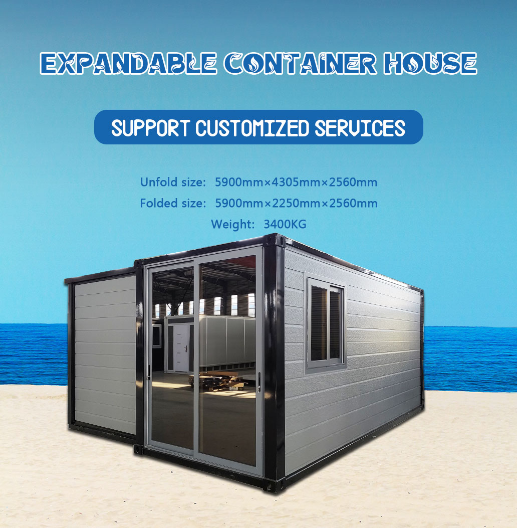 20Ft Single Wing Expanding Container Homes