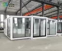 20ft Caravan House With Glass Curtain Walls