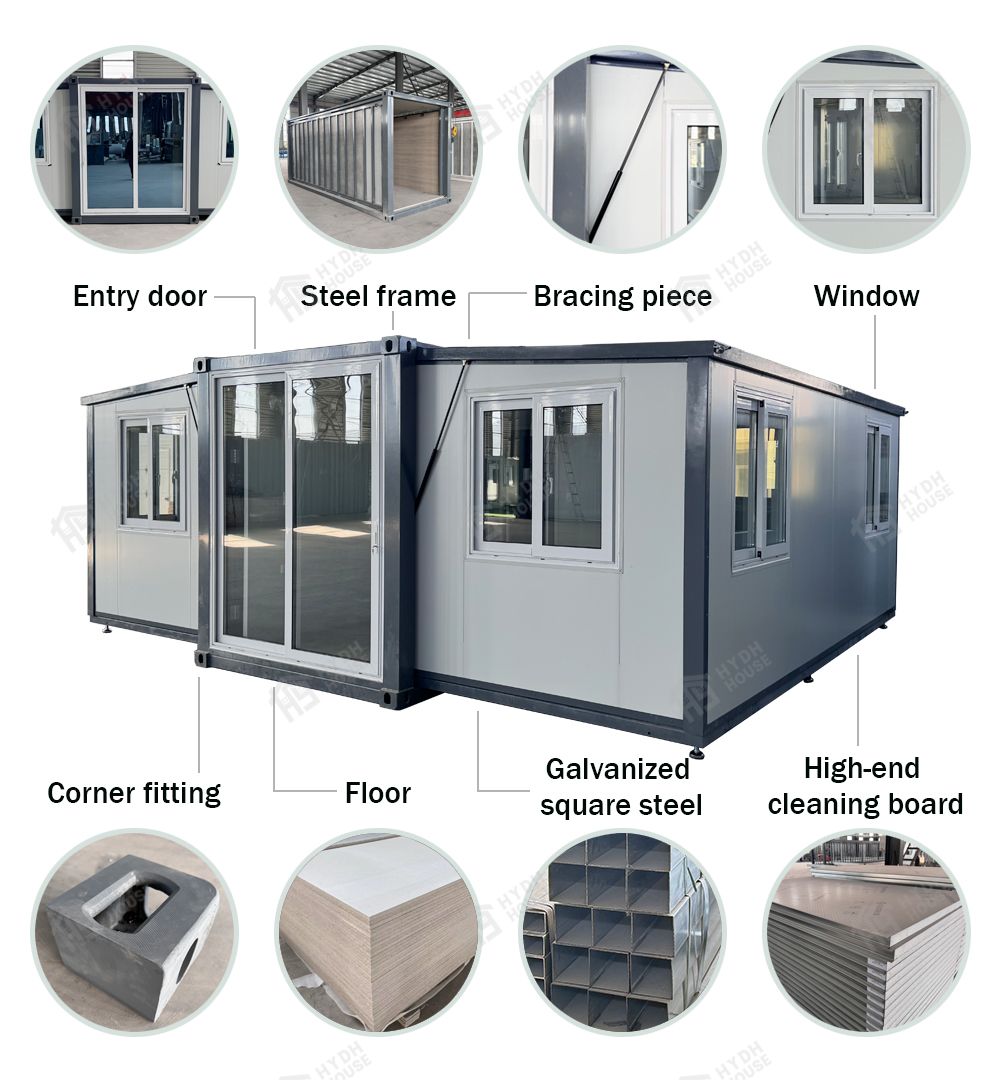 20 FT Expandable Shipping Container Homes